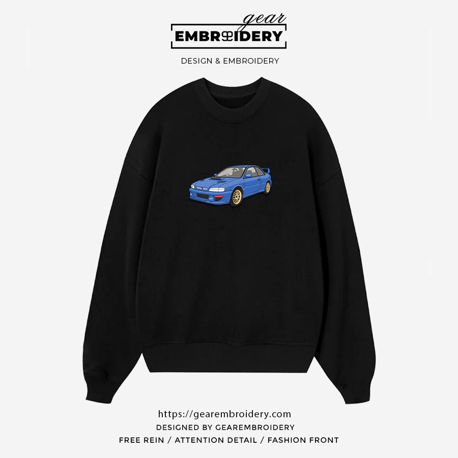 Subaru legacy Embroidered Personalized Embroidered T Shirt Sweatshirt Hoodie Clothing C060
