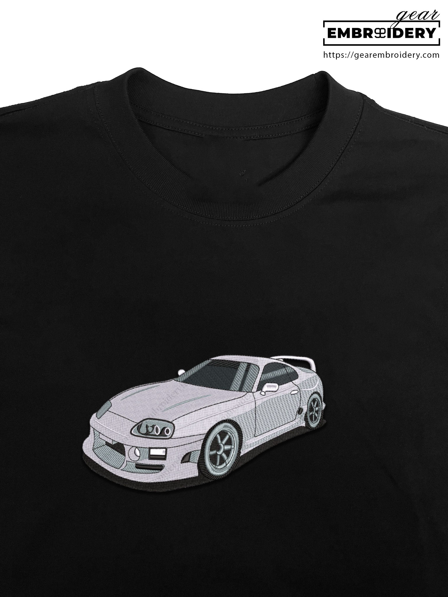 Toyota supra mk4 Embroidered Personalized Embroidered T Shirt Sweatshirt Hoodie Clothing C065