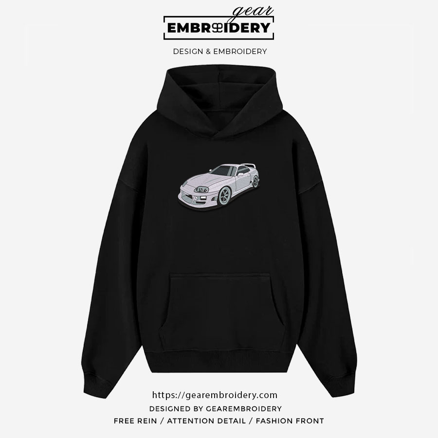 Toyota supra mk4 Embroidered Personalized Embroidered T Shirt Sweatshirt Hoodie Clothing C065