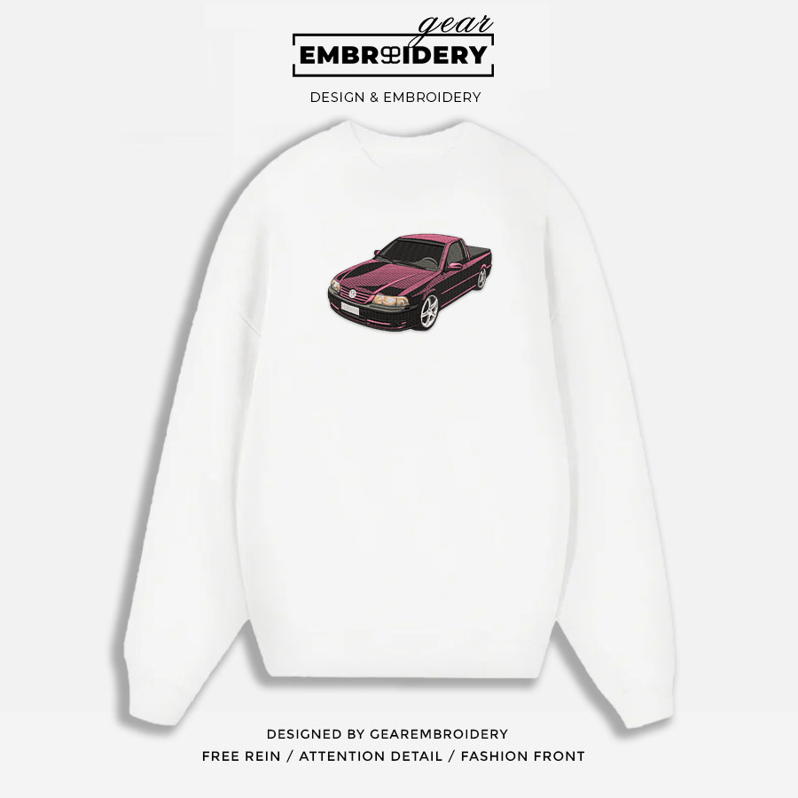 Volkswagen car Embroidered Personalized Embroidered T Shirt Sweatshirt Hoodie Clothing C066