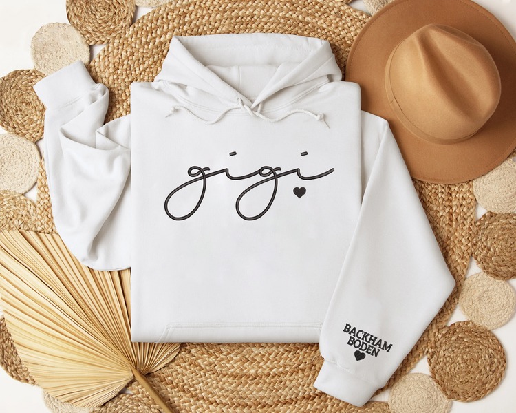 Embroidered Crewneck Hoodieshirt T Shirt, Mama Sweatshirt, Mom Hoodieshirt, Mother's Day, New Mom Gifts