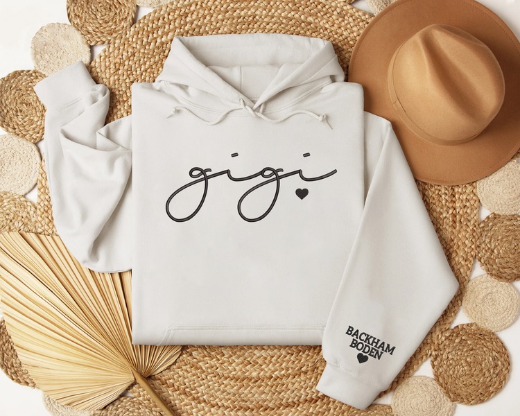 Embroidered Crewneck Hoodieshirt T Shirt, Mama Sweatshirt, Mom Hoodieshirt, Mother's Day, New Mom Gifts