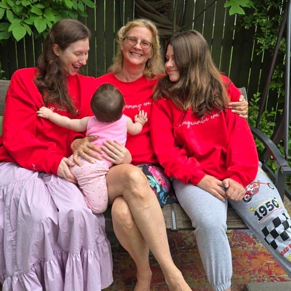 Embroidered In my mom era Custom Sweatshirt with kids names-Personalized-Soft-Mama-Grandma-Gift for her Mom,Trendy Mom Apparel, Mother's Day