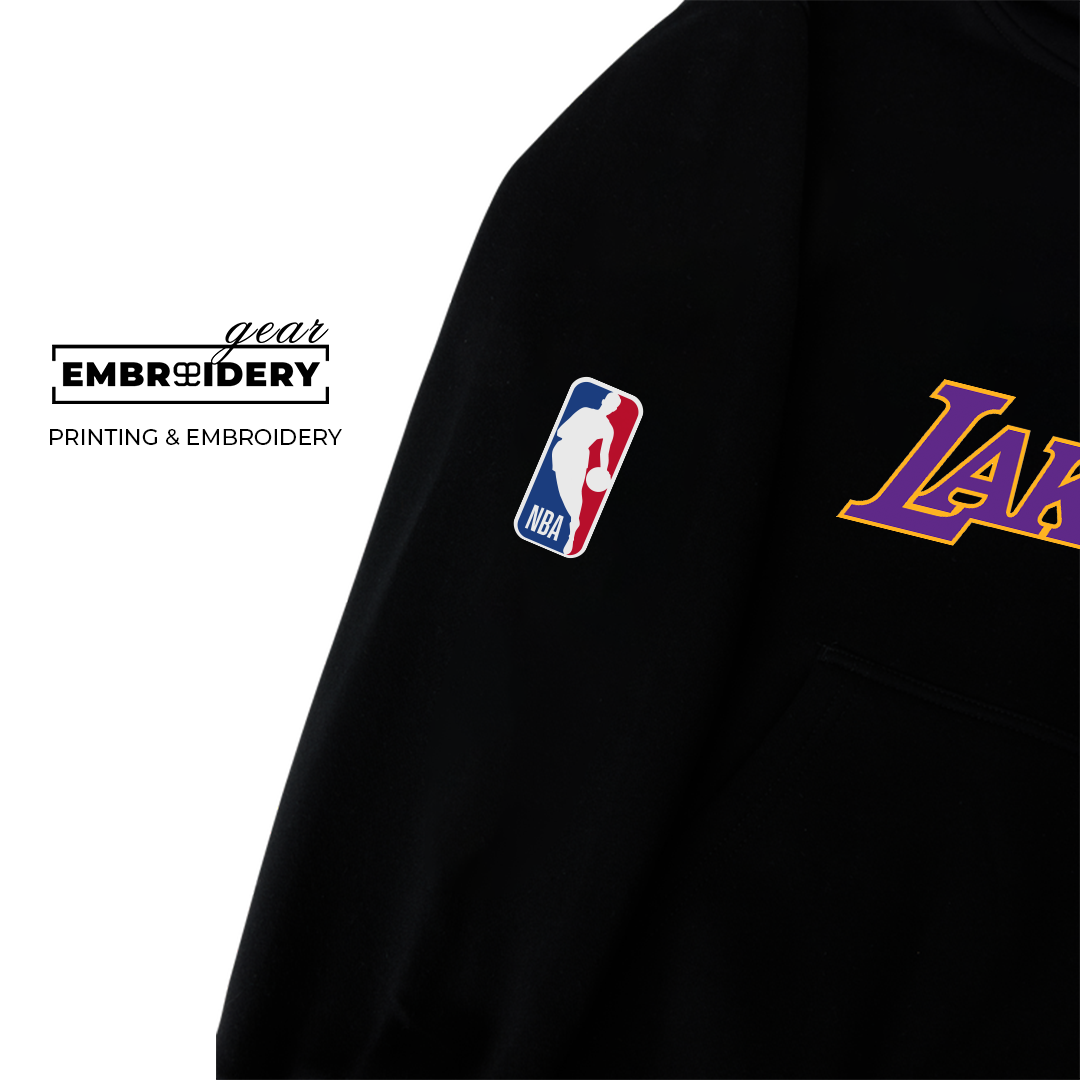 Los Angeles Lakers x One Piece Game Night Embroidered Logo One Piece character Hoodie - LMT OP4