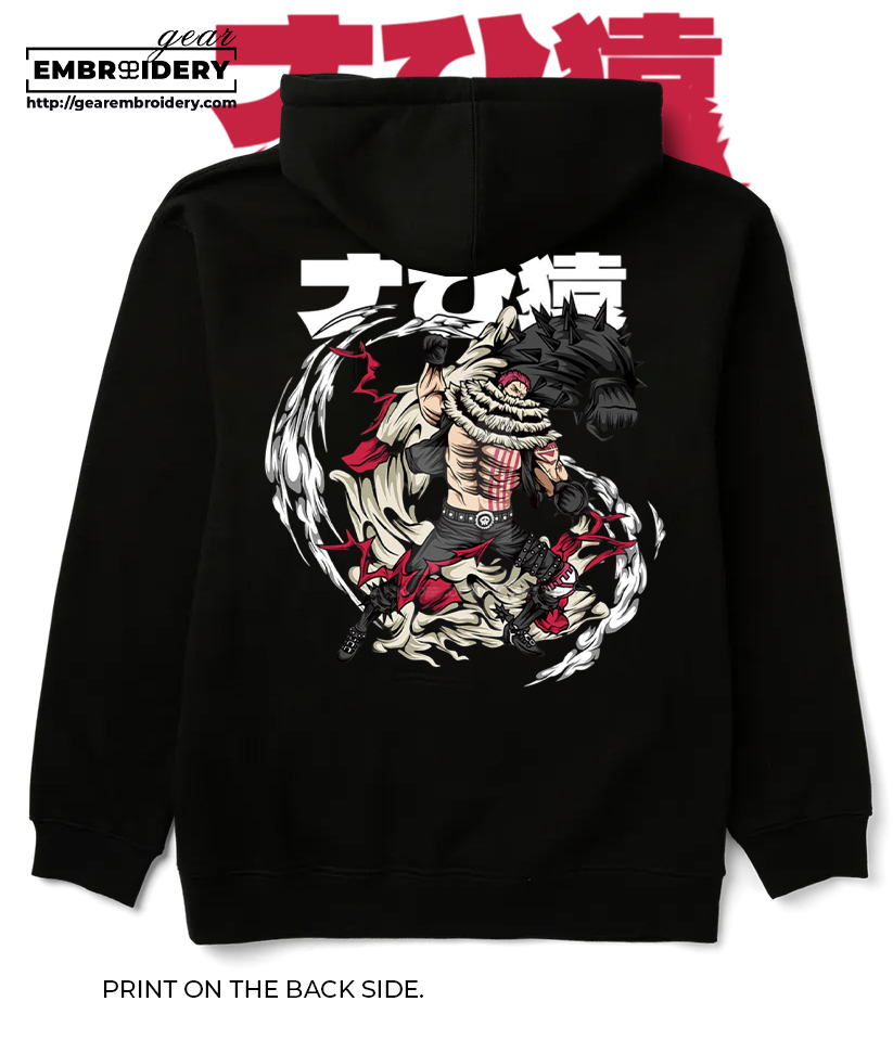 Katakuri One Piece anime Printing & Embroidered T Shirt Sweatshirt Hoodie Clothing OP111