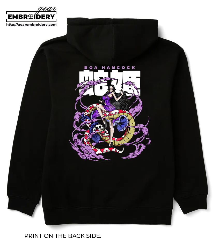 Hancock One Piece anime Printing & Embroidered T Shirt Sweatshirt Hoodie Clothing OP117