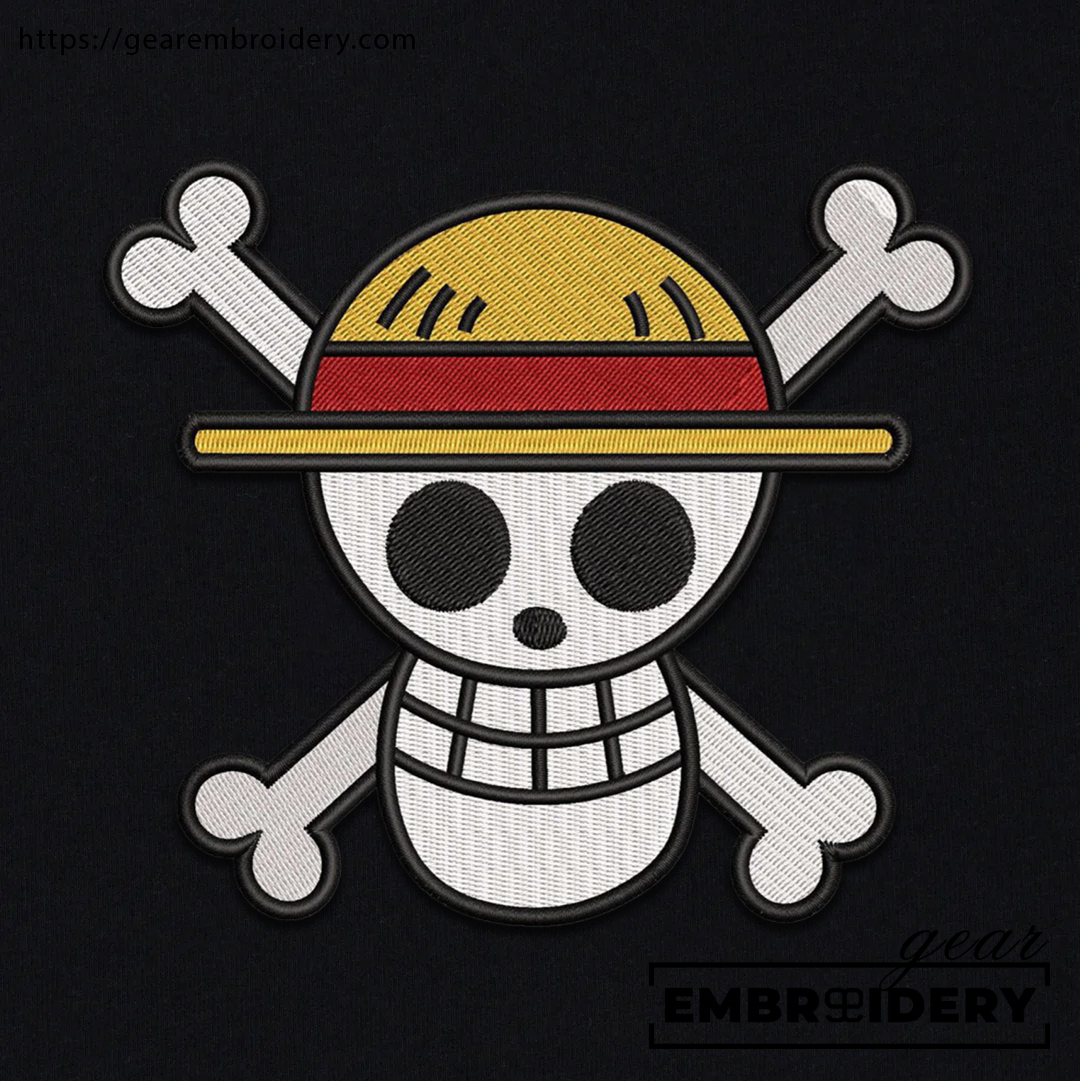 Franky One Piece anime Printing & Embroidered T Shirt Sweatshirt Hoodie Clothing OP119