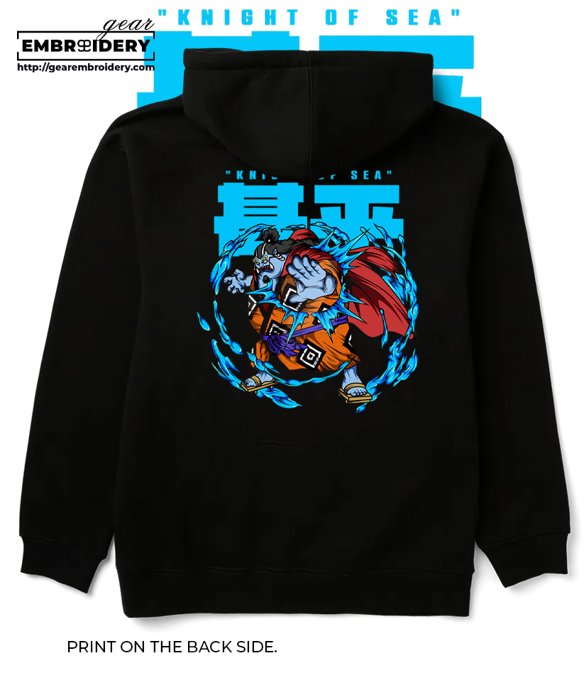 Jinbei One Piece anime Printing & Embroidered T Shirt Sweatshirt Hoodie Clothing OP121