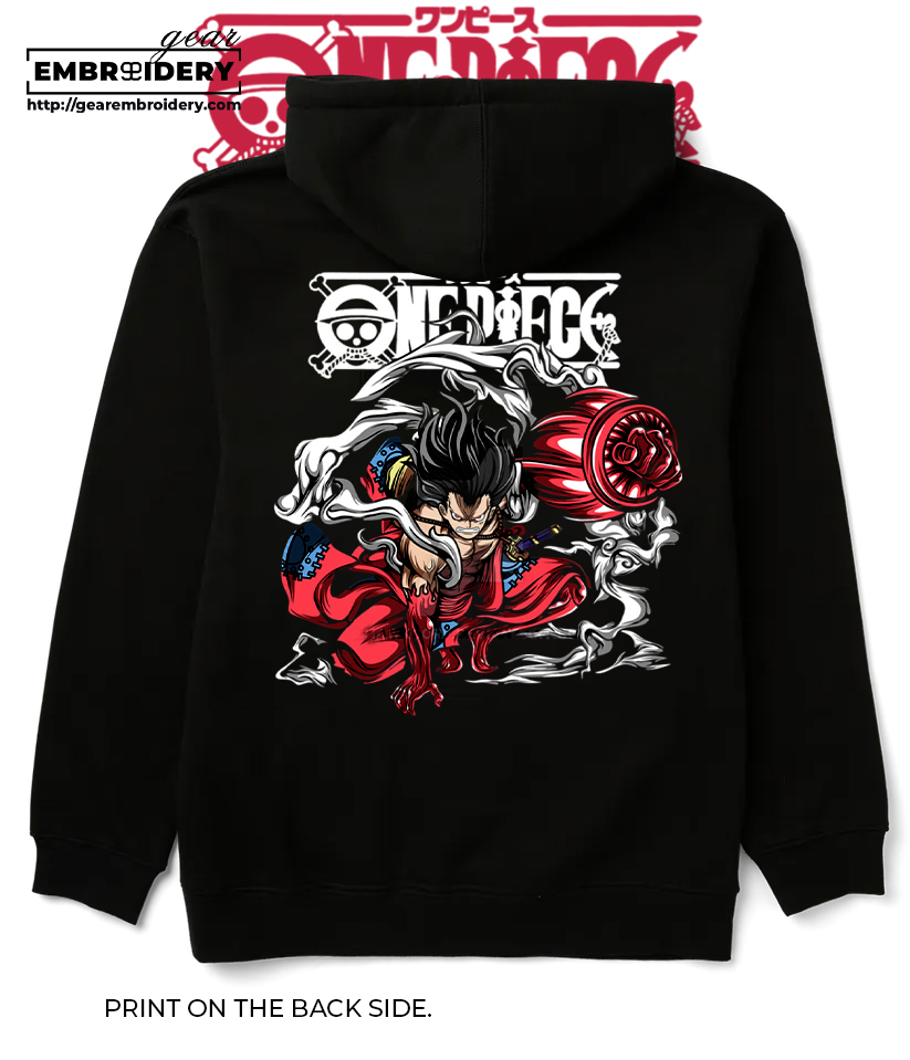 Luffy One Piece anime Printing & Embroidered T Shirt Sweatshirt Hoodie Clothing OP122