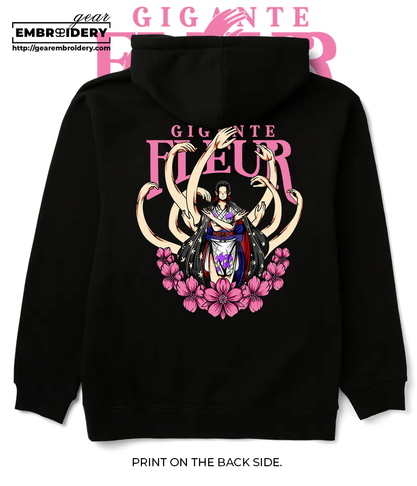 Robin One Piece anime Printing & Embroidered T Shirt Sweatshirt Hoodie Clothing OP123