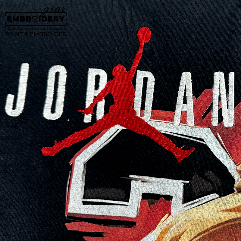 Michael Jordan merch fan Print & Embroider T Shirt Sweatshirt Hoodie LMT194