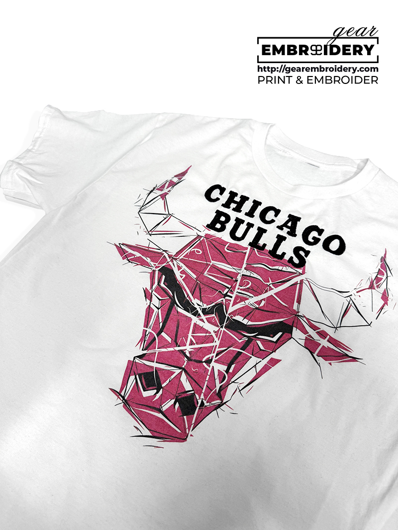 Chicago Bulls logo NBA merch fan Print & Embroider T Shirt Sweatshirt Hoodie LMT196