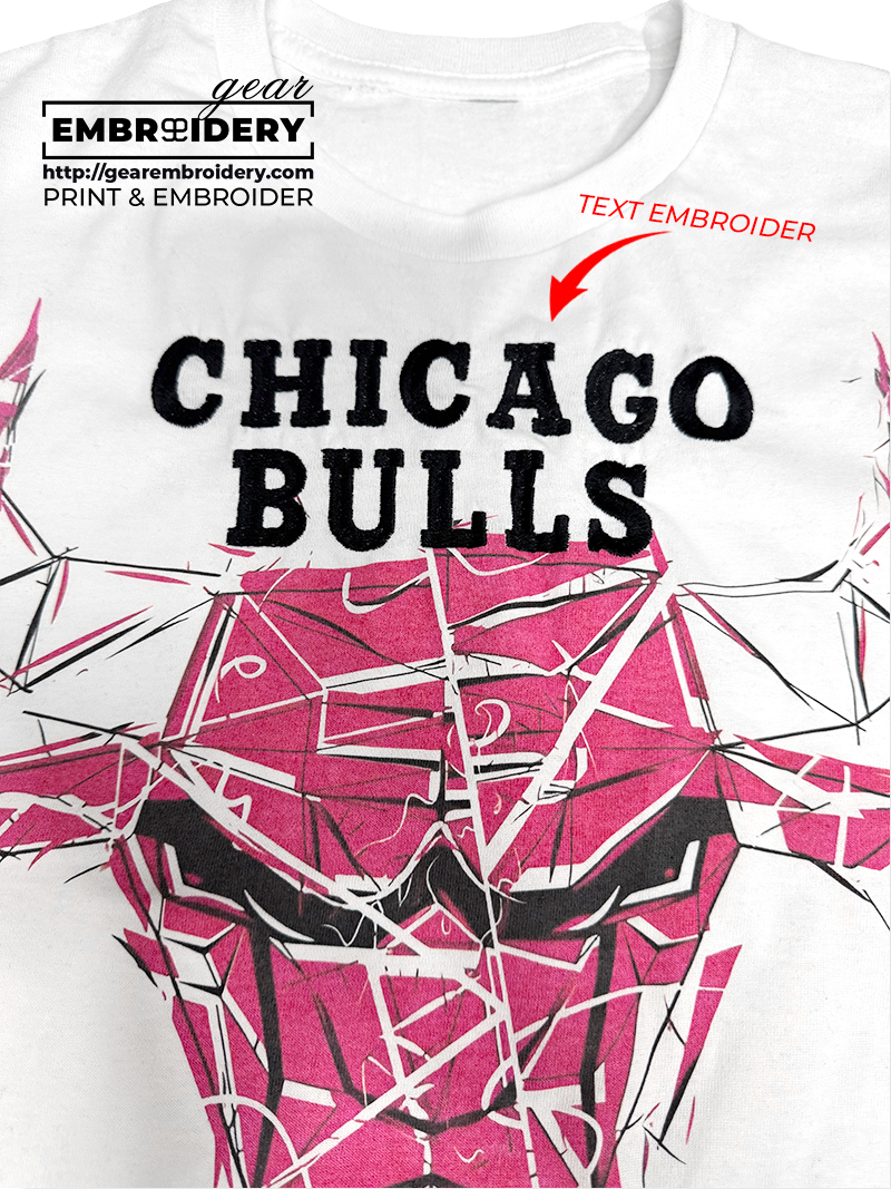 Chicago Bulls logo NBA merch fan Print & Embroider T Shirt Sweatshirt Hoodie LMT196