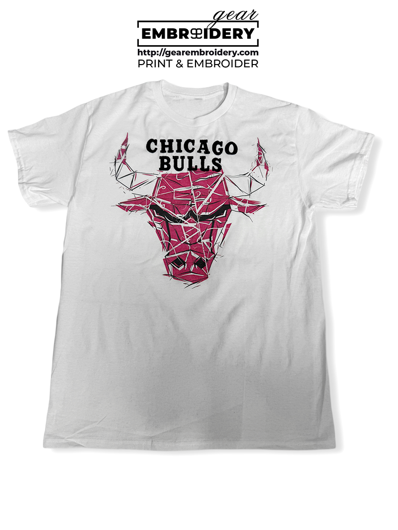 Chicago Bulls logo NBA merch fan Print & Embroider T Shirt Sweatshirt Hoodie LMT196