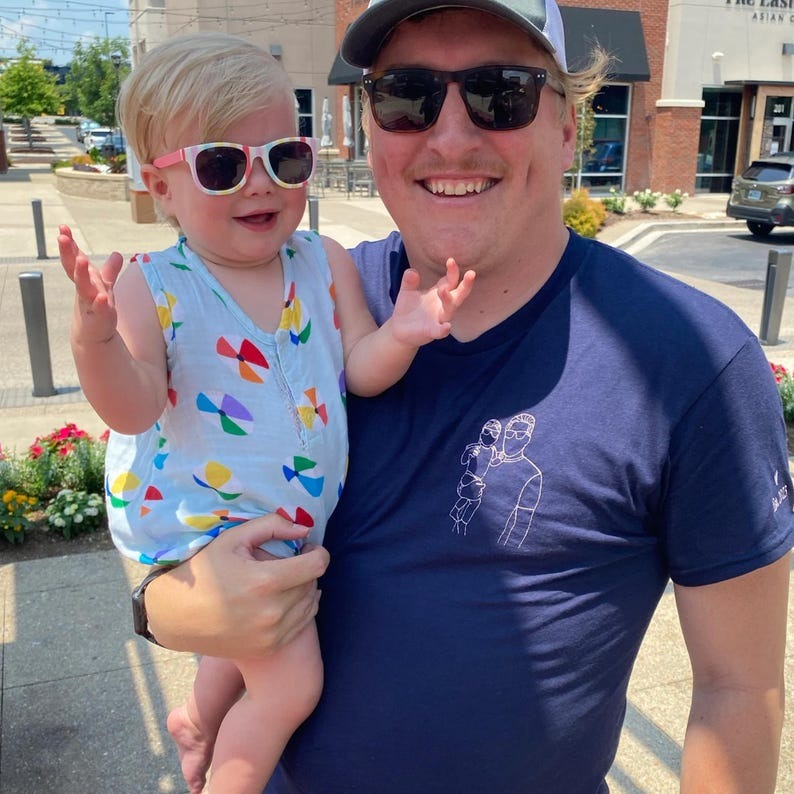 Personalized Dad Sweatshirt With Picture, Custom Embroidered Portrait from Photo Hoodie, Dad Portrait, Family Portrait, Dad Sweatshirt