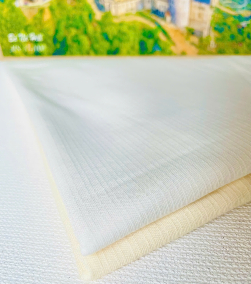 VẢI THUN KIỂU SỌC MỜ COTTON 100%