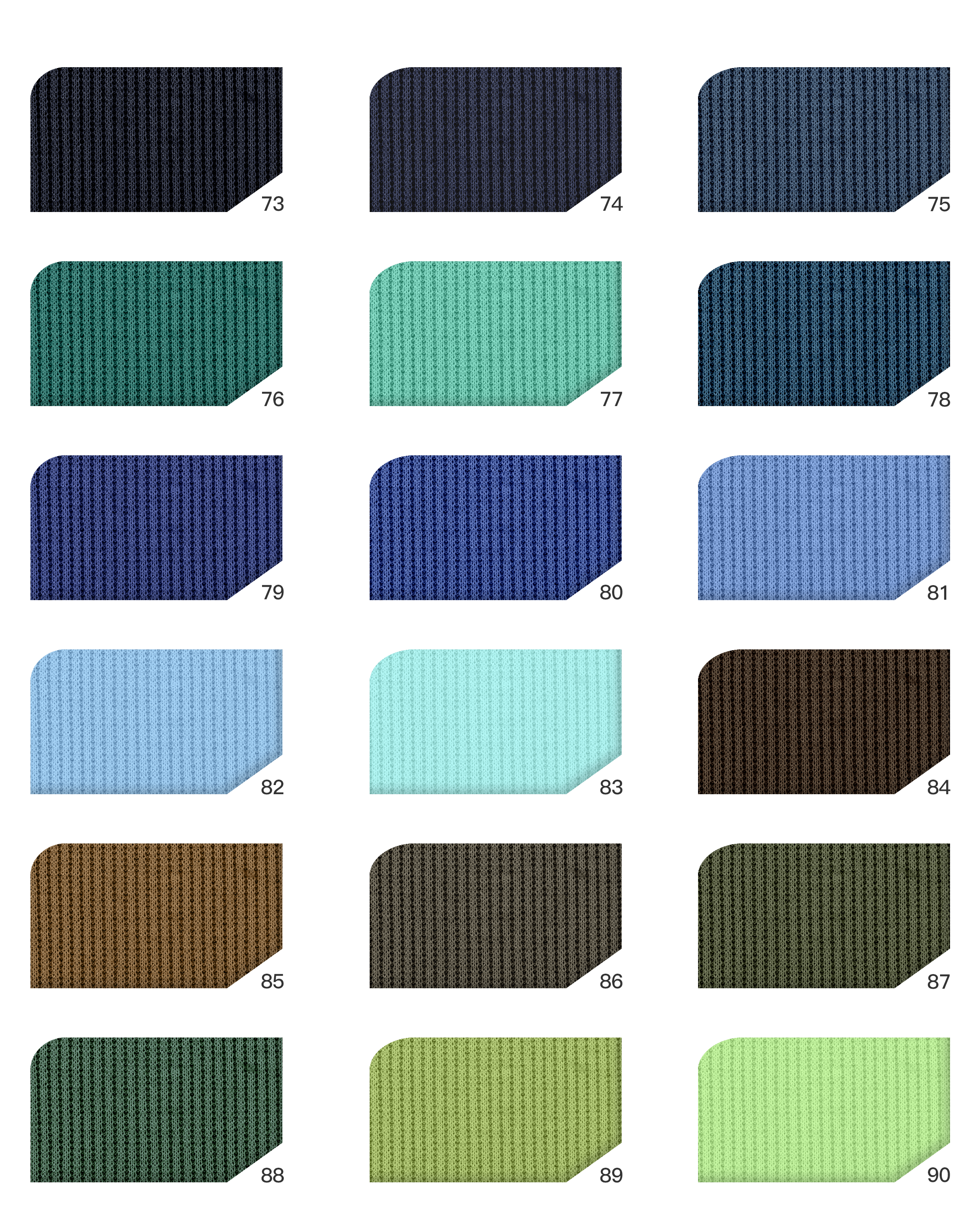 Vải Thun Bo Gân TR Tái Sinh 2*2 S5086