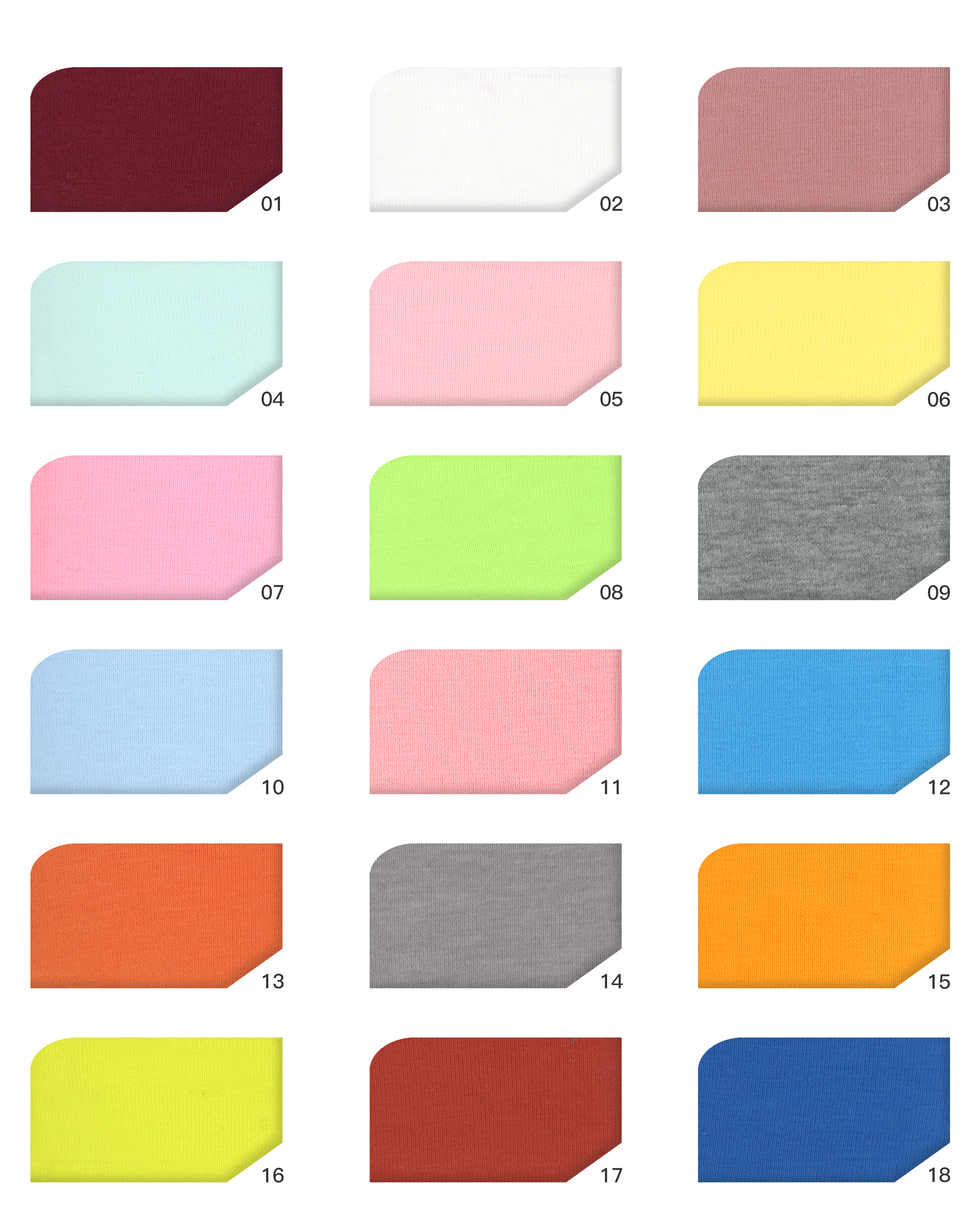 Vải thun CVC tái sinh 32S dệt trơn S3068