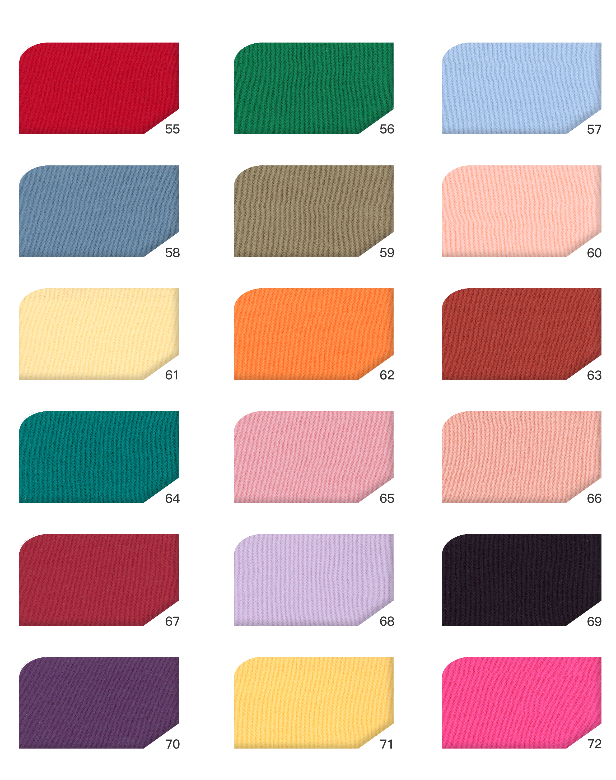 Vải thun CVC tái sinh 32S dệt trơn S3068