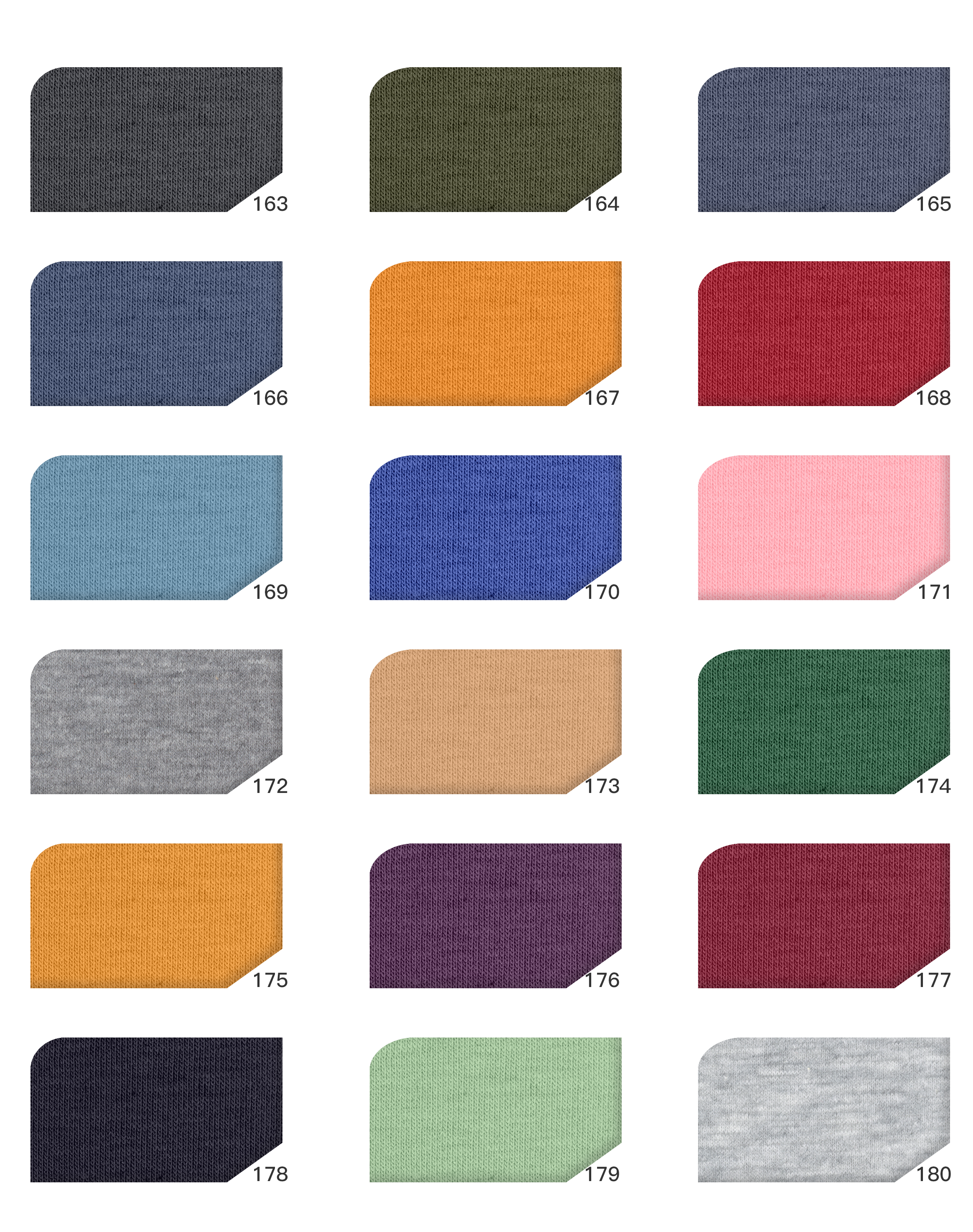 Vải thun CVC tái sinh 32S dệt trơn S3068