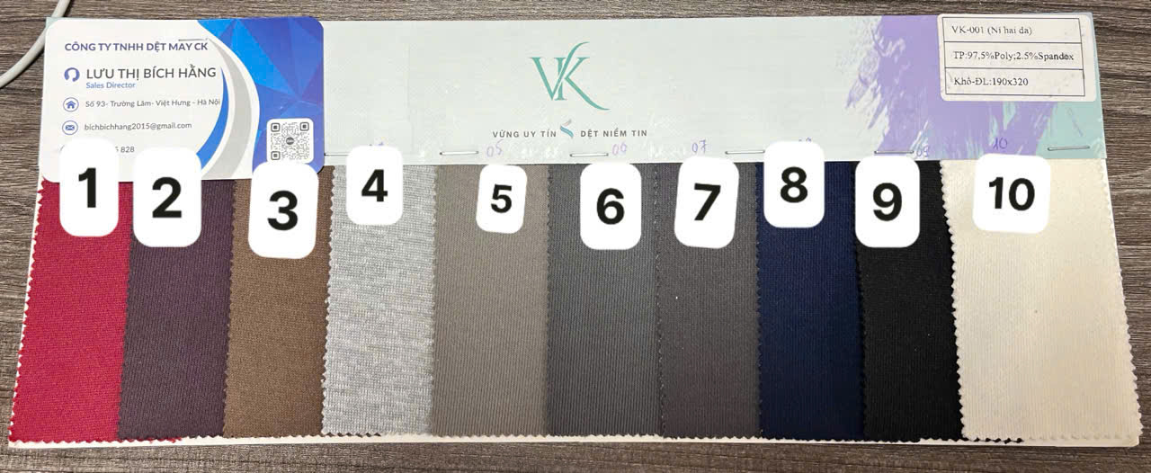 Vải nỉ hai da ( poly)