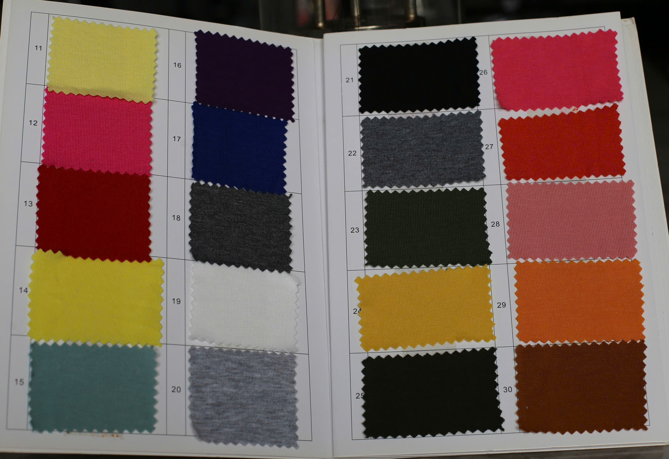 Vải Rib 1*1 ( poly chun)