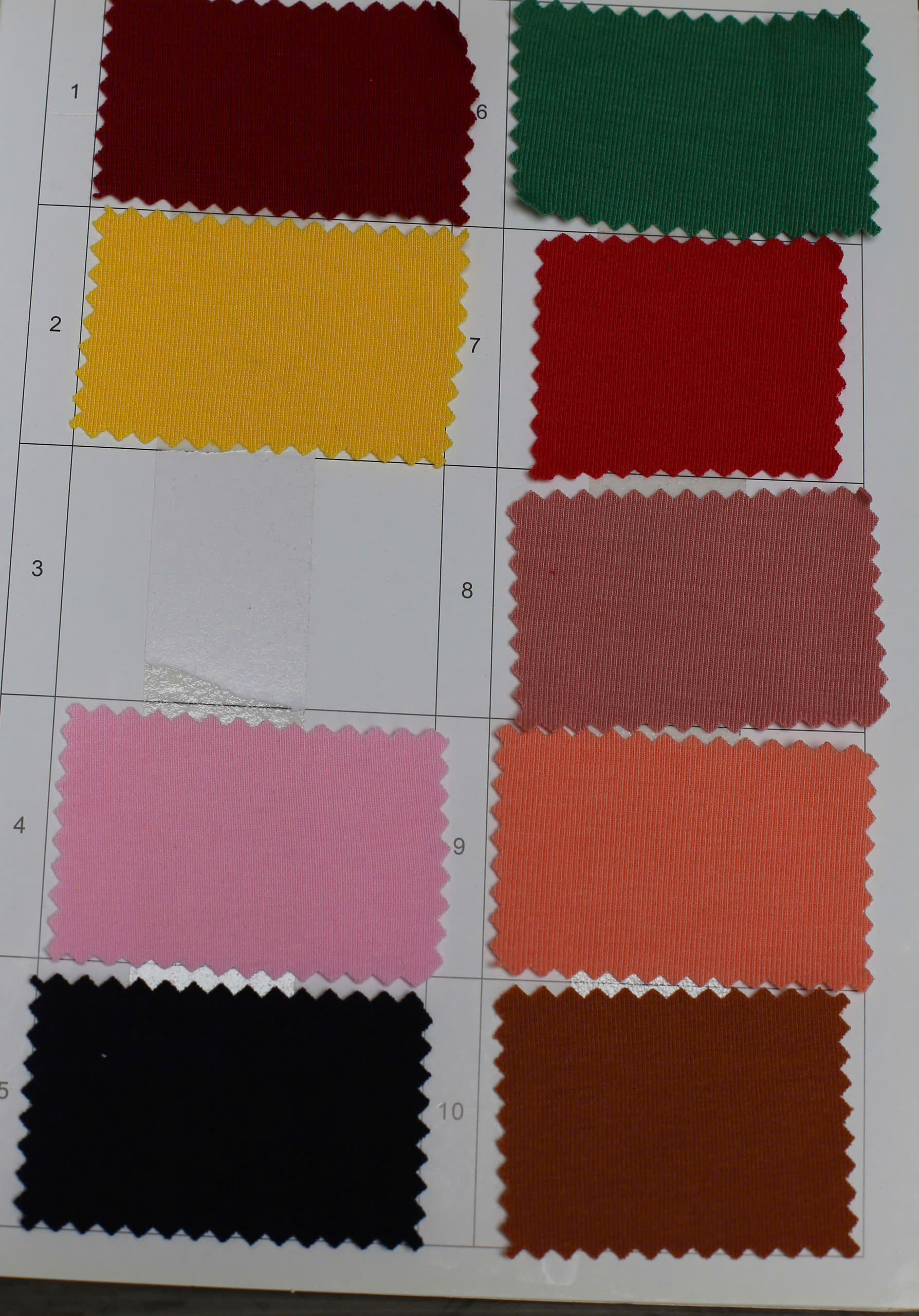 Vải Rib 1*1 ( poly chun)